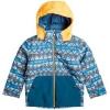 Quiksilver boys Little Mission 10k Grow System Snow JacketInsulated Jacket(Snow Pyramid Majolica Blue)