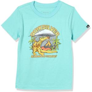 Quiksilver Boys Quiksilver Boy’s Barking Tiger Short Sleeve Tee Shirt(Marine Blue 241)