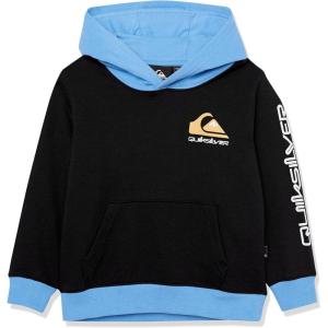 Quiksilver boys Boy’s Omni Logo Block Pullover Hoodie Sweatshirt Boy(Black 234)