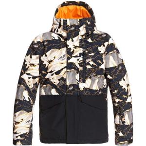 Quiksilver boys Little Mission 10k Grow System Snow JacketInsulated Jacket(Flame Nature Abstrakt (Block))