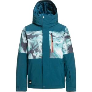 Quiksilver boys Little Mission 10k Grow System Snow JacketInsulated Jacket(Resin Tint Majolica Blue (Block))