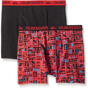 Quiksilver Little Boys’ Mixed Print Boxer Brief (Pack of 2)(Mixed Print)
