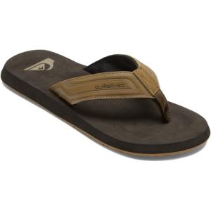 Quiksilver Monkey Wrench Core Sandal – Green/Black/Gum(Tan 1)