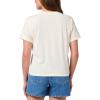 Quiksilver Women’s Quik Peace Classic Graphic T-Shirt(Off-white)