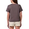 Quiksilver Women’s Sun Surf Smile Classic Graphic T-Shirt(Off Black)