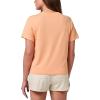 Quiksilver Women’s Sunset Views Classic Graphic T-Shirt(Peach)