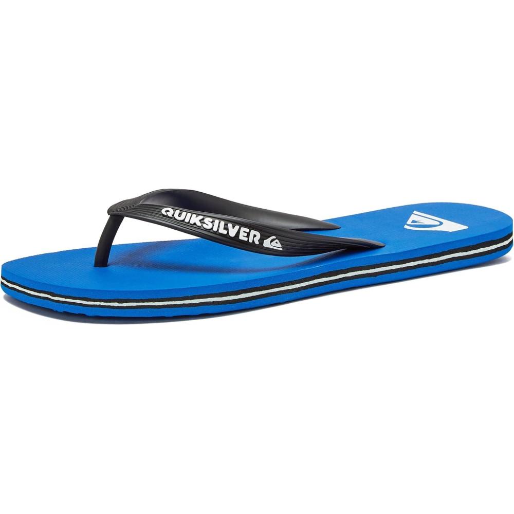 image:imageQuiksilver Molokai Flip Flops for Men Athletic Mens Sandals Size 6 to 16 Thong Mens SlidesBlackBlueBlack