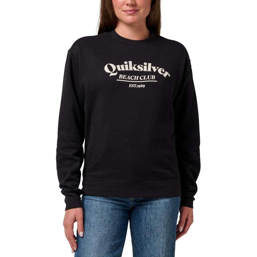 image:imageWomens Beach Club Crewneck SweatshirtBlack