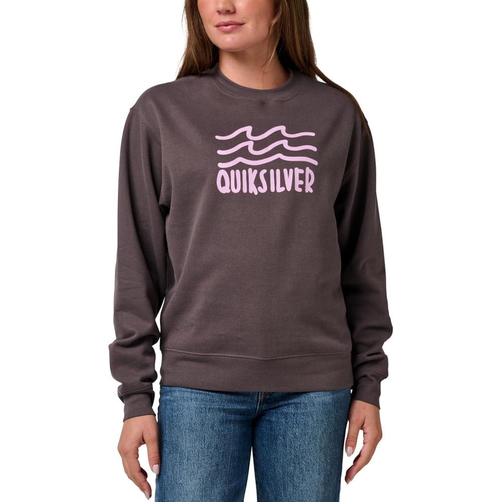 image:imageWomens Zuma Wave Crewneck SweatshirtOff Black