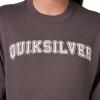 Women’s Drop Out Crewneck Sweatshirt(Off Black)