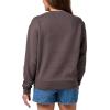 Women’s Drop Out Crewneck Sweatshirt(Off Black)