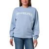 Women’s Drop Out Crewneck Sweatshirt(Dusty Blue)