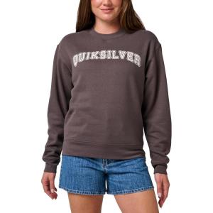 Women’s Drop Out Crewneck Sweatshirt(Off Black)