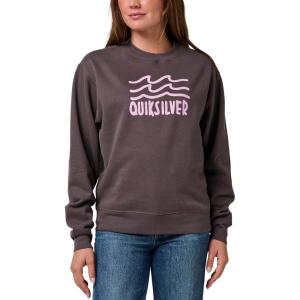 Women’s Zuma Wave Crewneck Sweatshirt(Off Black)