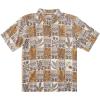 Quiksilver Men’s Sail Palm Button Up Woven Top(Brown Rice (Leaf Boxes))