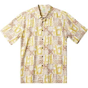 Quiksilver Men’s Kings Cliff Button Up Woven Shirt(Brown Rice (Checked Flight))