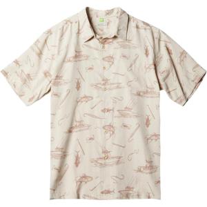 Quiksilver Men’s Kings Cliff Button Up Woven Shirt(Brown Rice (Line Spinner))