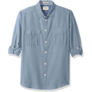 Quiksilver Men’s Trailblazing Long Sleeve Shirt with Back Vent(Provencial)