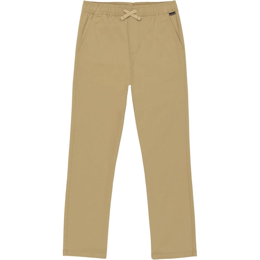 image:imageQuiksilver Boys Pullon Comfort Stretch Beach Pants Drawstring Waistband Casual amp Comfortable FitDna Khaki