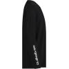 Quiksilver Boys Long Sleeve Rashguard Surf Shirt with UPF 50+ Sun Protection, Kid’s Swim Top(Black)