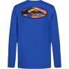 Quiksilver Boys Long Sleeve Rashguard Surf Shirt with UPF 50+ Sun Protection, Kid’s Swim Top(Nebulas Blue)