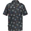 Quiksilver Boys Short Sleeve Classic Woven Shirt, Button Down Top, Stylish & Comfortable(Phantom Island)