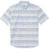 Quiksilver Boys Short Sleeve Classic Woven Shirt, Button Down Top, Stylish & Comfortable(Blue Fog Oxford Stripe Ss 241)