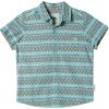 Quiksilver Boys Short Sleeve Classic Woven Shirt, Button Down Top, Stylish & Comfortable(Marine Blue Pattern Ss Boys 241)
