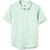 Quiksilver Boys Short Sleeve Classic Woven Shirt, Button Down Top, Stylish & Comfortable(Mix Cloud Blue)