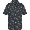 Quiksilver Boys Short Sleeve Classic Woven Shirt, Button Down Top, Stylish & Comfortable(Phantom Island)