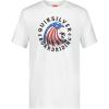 Quiksilver Boys Short Sleeve Rashguard Surf Shirt with UPF 50+ Sun Protection, Kid’s Swim Top(White Surf)