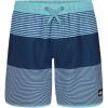 Quiksilver Boys Volley Swim Trunks with UPF 50+ Sun Protection, Quick Dry Bathing Suit Shorts(Blue Surfsilk Tj)