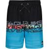 Quiksilver Boys Volley Swim Trunks with UPF 50+ Sun Protection, Quick Dry Bathing Suit Shorts(Wordblock)