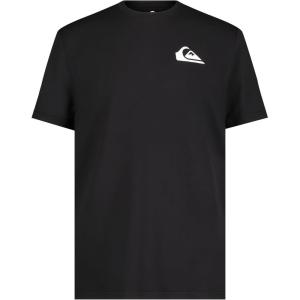 Quiksilver Boys Short Sleeve Rashguard Surf Shirt with UPF 50+ Sun Protection, Kid’s Swim Top(Black)
