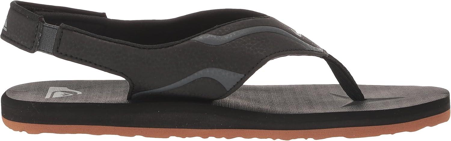 image:imageQuiksilver Boys Mathodic Recovery aT Heel Strap Flip Flop Athletic Sandal ToddlerBlack 1 233