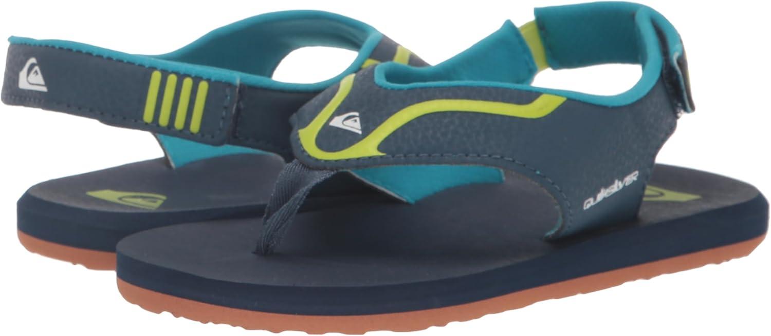 image:imageQuiksilver Boys Mathodic Recovery aT Heel Strap Flip Flop Athletic Sandal ToddlerBlue 1 233