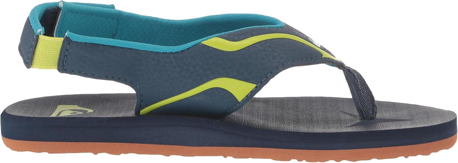 image:imageQuiksilver Boys Mathodic Recovery aT Heel Strap Flip Flop Athletic Sandal ToddlerBlue 1 233