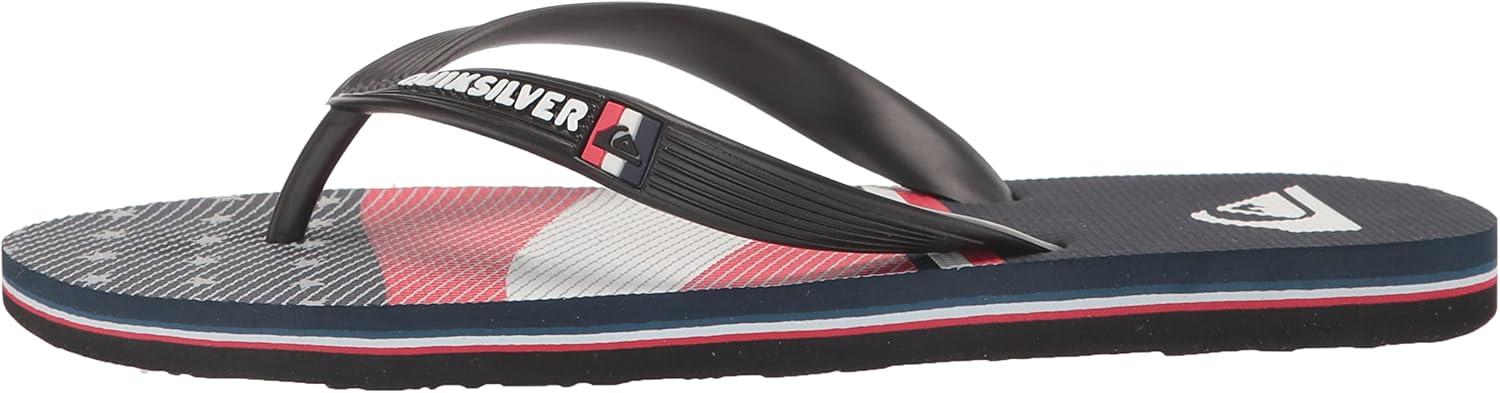 image:imageQuiksilver Boys Molokai 4th Youth 3 Point Sandal FlipFlopBlue 1