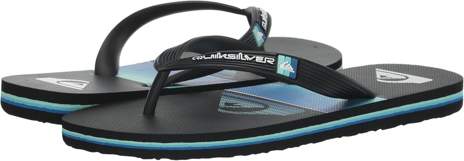 image:imageQuiksilver Boys Molokai Art Flip Flop YouthBlack 9 234