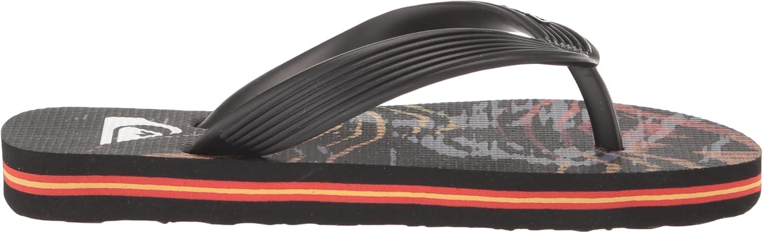 image:imageQuiksilver Boys Molokai Art Flip Flop YouthBlackBlackYellow 233