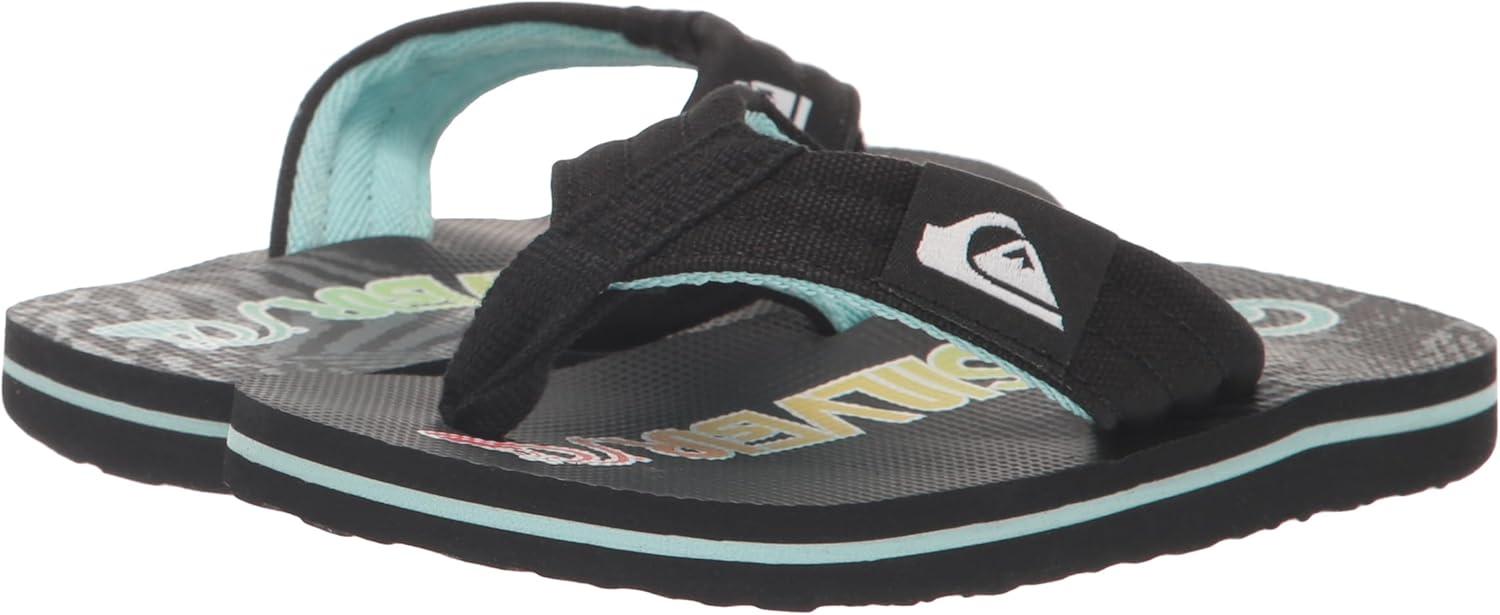 image:imageQuiksilver Boys Molokai Layback Ii Flip Flop Sandal YouthBlack 1 233