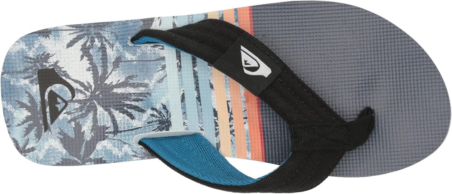 image:imageQuiksilver Boys Molokai Layback Youth Flip Flop SandalsBlackBlueBlack