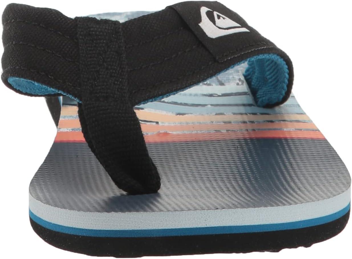 image:imageQuiksilver Boys Molokai Layback Youth Flip Flop SandalsBlackBlueBlack