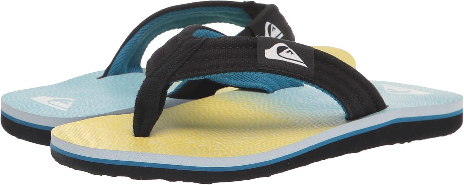 image:imageQuiksilver Boys Molokai Layback Youth Flip Flop SandalsBlueBlueYellow