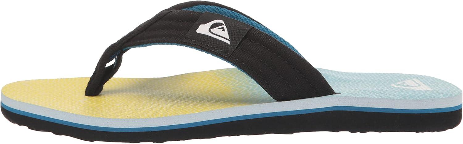image:imageQuiksilver Boys Molokai Layback Youth Flip Flop SandalsBlueBlueYellow