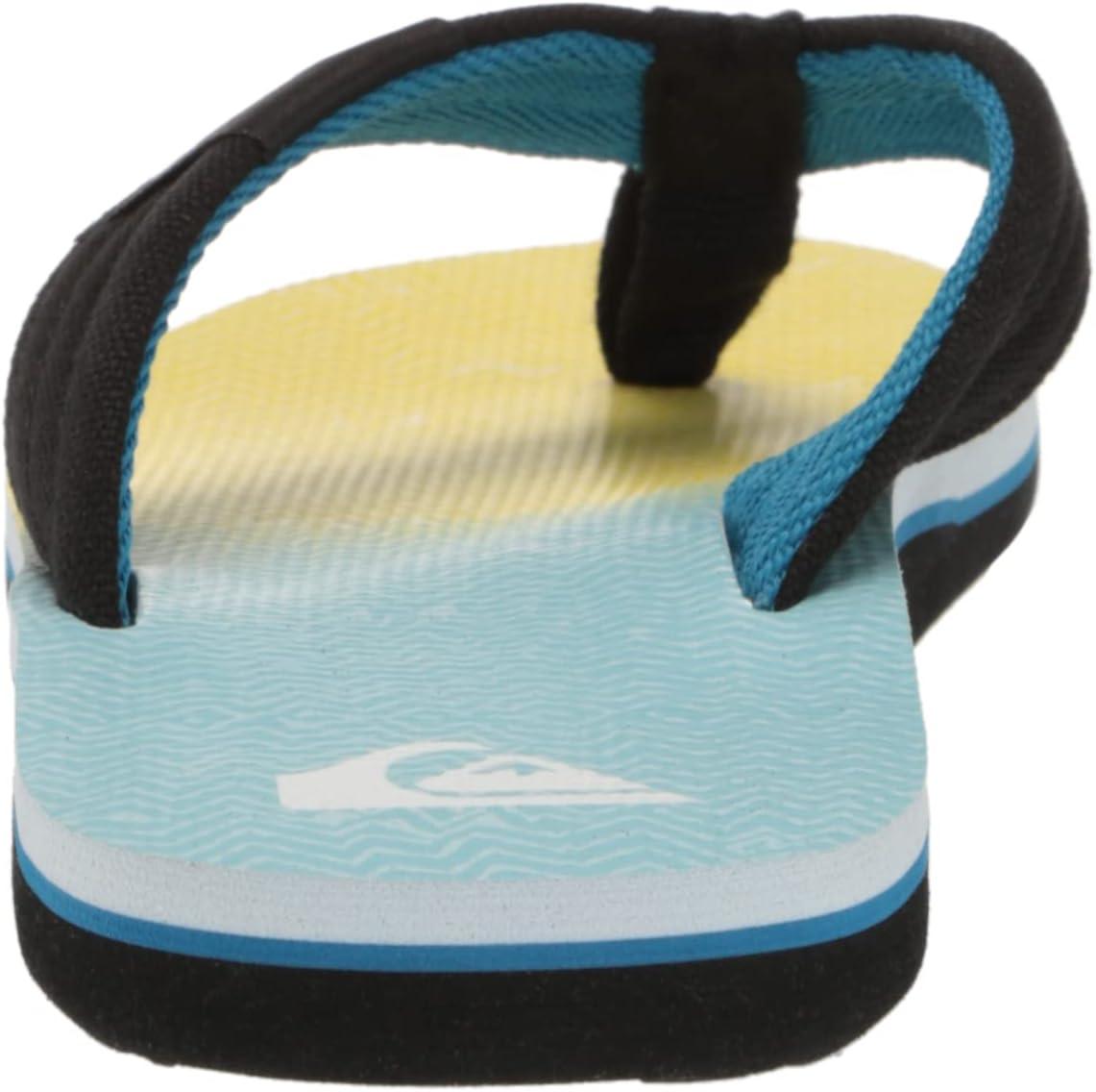 image:imageQuiksilver Boys Molokai Layback Youth Flip Flop SandalsBlueBlueYellow