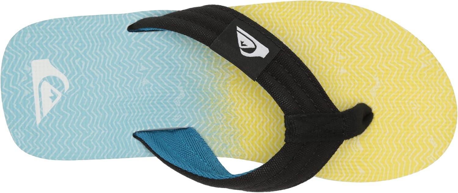 image:imageQuiksilver Boys Molokai Layback Youth Flip Flop SandalsBlueBlueYellow