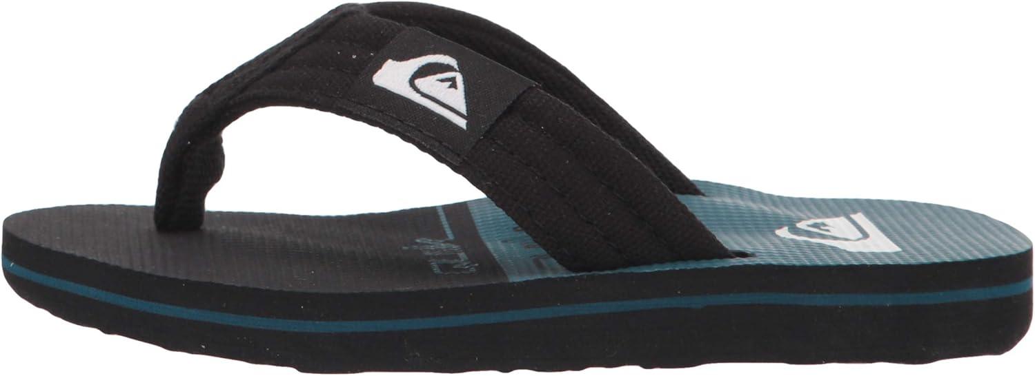 image:imageQuiksilver Boys Molokai Layback Youth SandalBlackBlackGreen