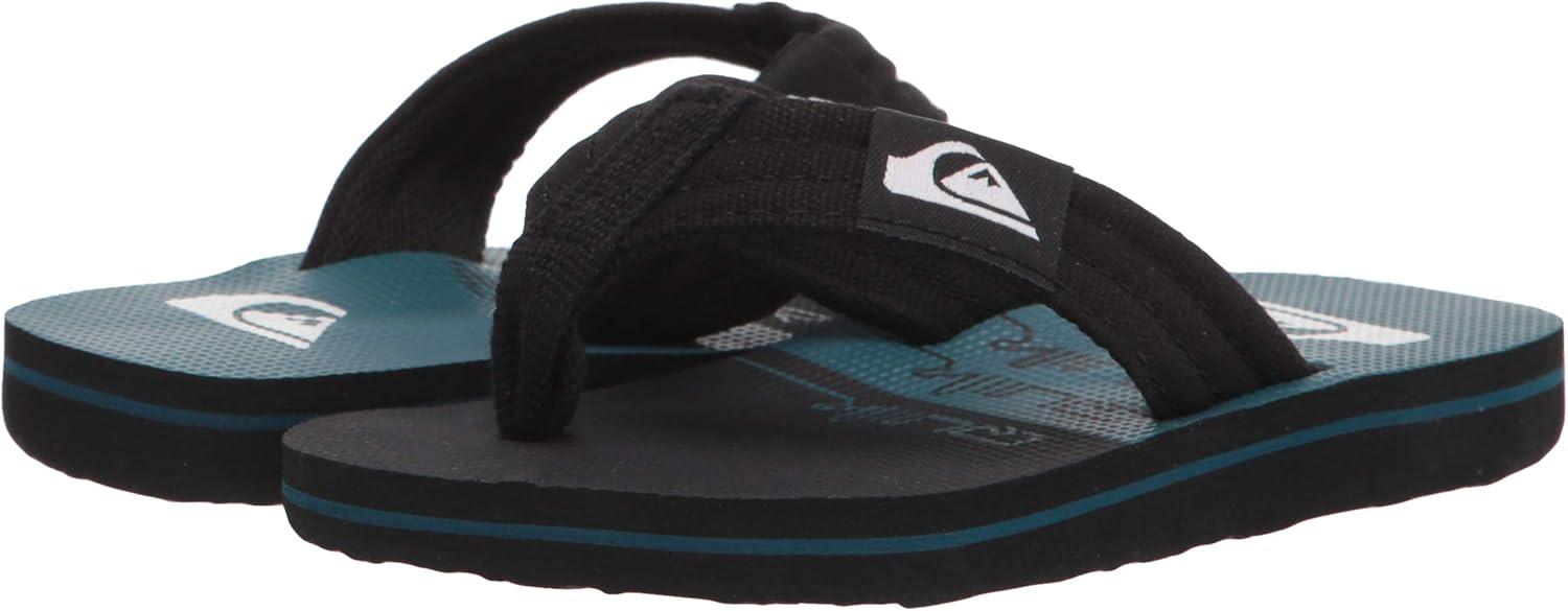 image:imageQuiksilver Boys Molokai Layback Youth SandalBlackBlackGreen
