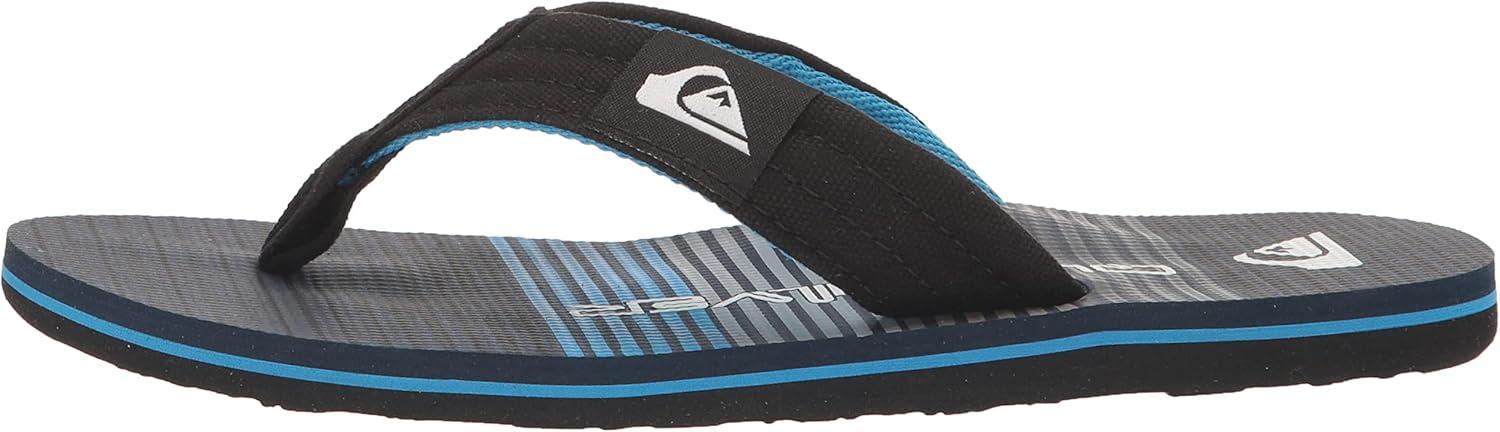image:imageQuiksilver Boys Molokai Layback Youth SandalBlackBlueGrey